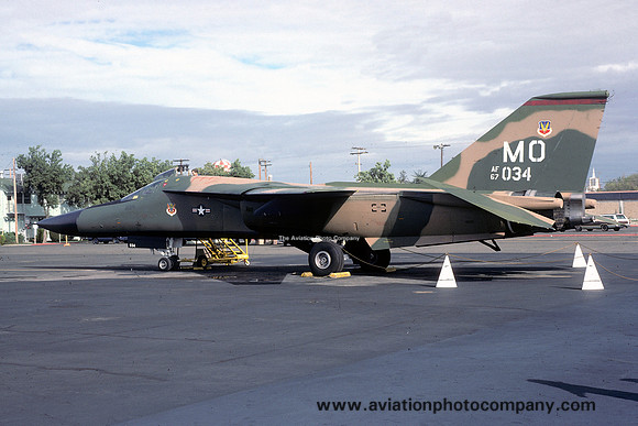 USAF 366 TFW 389 TFS General Dynamics F-111A Aardvark 67-0034/MO