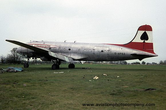 ACE Freighters Douglas DC-4 G-APEZ stored at Baginton