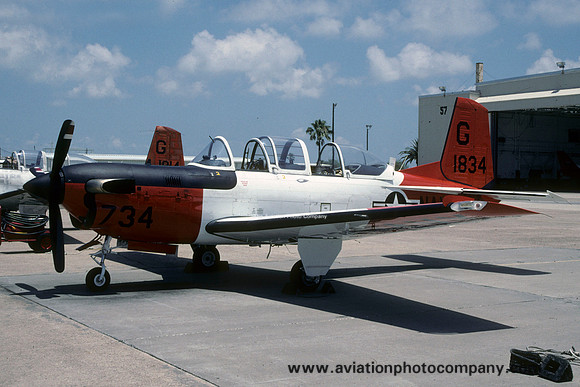 US Navy TAW-4 Beech T-34C Mentor 161834/G-734 (1999)