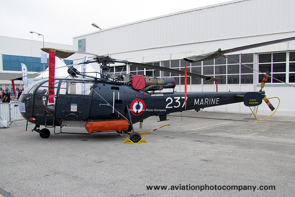 French Navy 35F Sud Alouette III 237 at Marignane (2012)