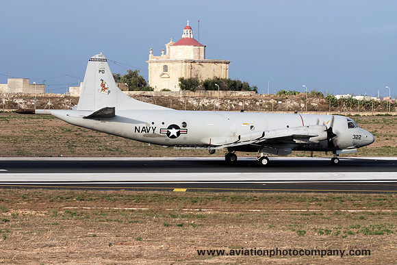 US Navy VP-9 Lockheed P-3C Orion 159322/PD at Malta Luqa (2012)