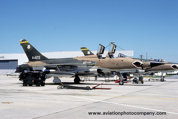 USAF Georgia ANG 128 TFS Republic F-105G Thunderchief 62-4425 (1979)