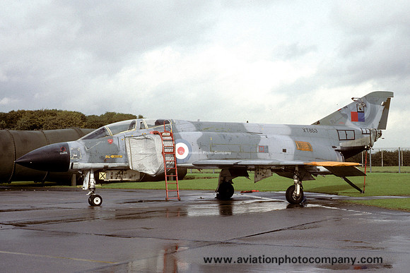 Ex RAF McDonnell F-4M Phantom FGR.2 XT853 with BAe at Scampton (1989)