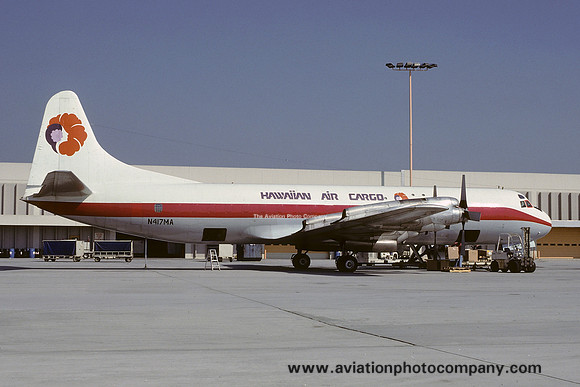 Hawaiian Air Cargo Lockheed Electra N417MA (1978)