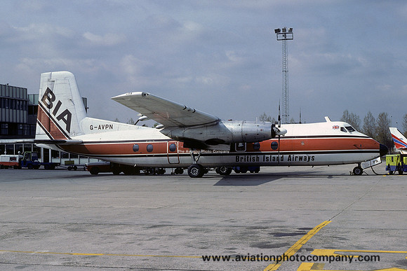 British Island Airways Handley Page Herald G-AVPN (1979)