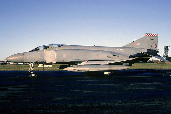 RAF 56 Squadron McDonnell F-4M Phantom FGR.2 XV487/B (1989)
