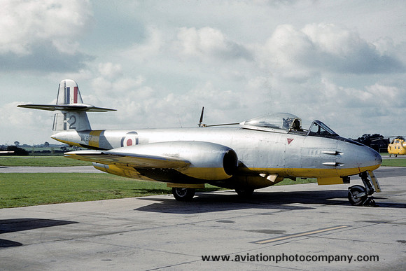 RAF Church Fenton Station Flight Gloster Meteor F.8 WK817 (1960)