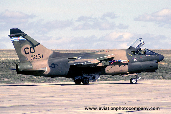 USAF Colorado ANG 120 TFS LTV A-7D 72-0231/CO (1984)