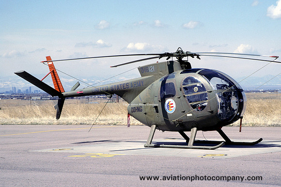 US Army California ArNG D/40 Avn Hughes OH-6A 67-16121 (1984)