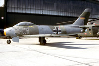 German Air Force Canadair CL-13B Sabre Mk6 01+01 (1987)