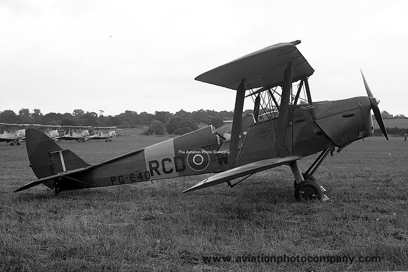 RAF 15 RFS De Havilland Tiger Moth T.2 PG640/RCD-W (1950)