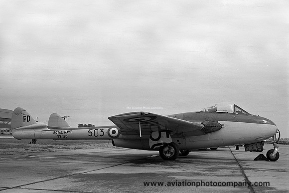 Royal Navy 771 Squadron De Havilland Sea Vampire F.20 VV150/FD503 (1953)