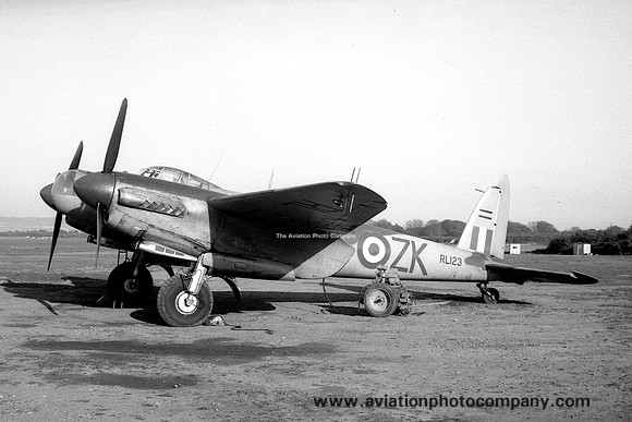 RAF 25 Squadron De Havilland Mosquito NF.36 RL123/ZK (1950)