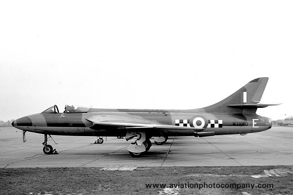 RAF 43 Squadron Hawker Hunter F.1 WT580/E (1955)