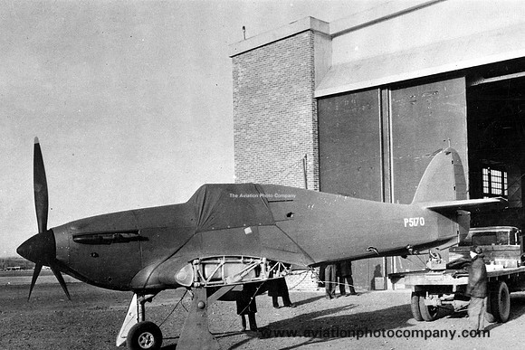 RAF Hawker Hurricane IIC P5170 fuselage on a lorry