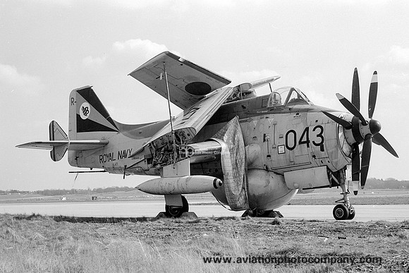 Royal Navy 849 Squadron Fairey Gannet AEW.3 XL471/R043 (1980)