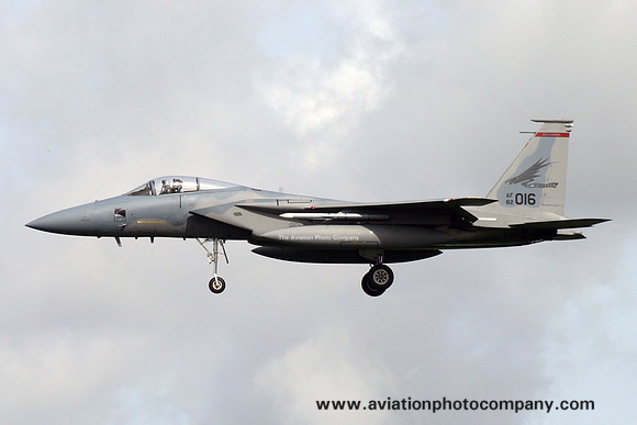 USAF Oregon ANG 123 FS McDonnell Douglas F-15C 82-0016 at Leeuwarden (2015)