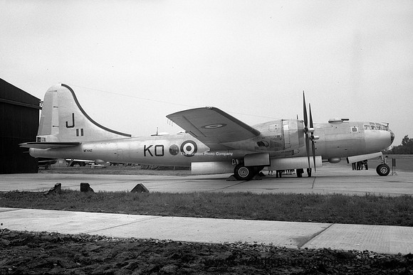 RAF 115 Squadron Boeing B-29 Washington WF442/KO-J (1950)
