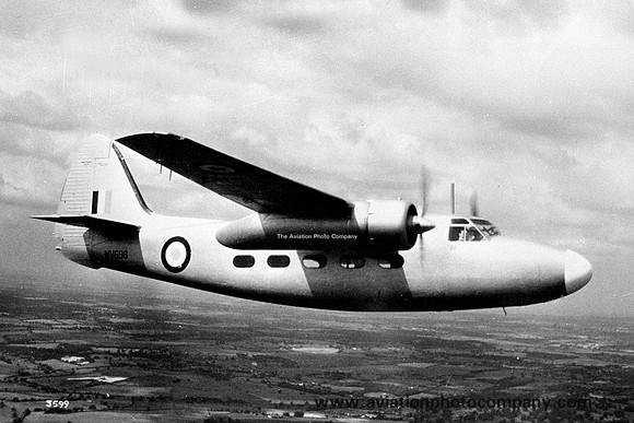 RAF Hunting Pembroke C.1 WV698 Air to Air