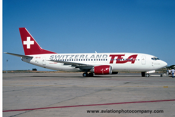 TEA Switzerland Boeing 737-300 HB-IID (1994)
