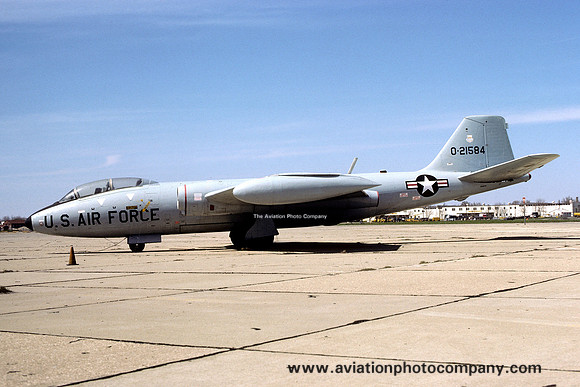 USAF Martin NB-57B Canberra 52-1854 and Chanute TTC (1978)