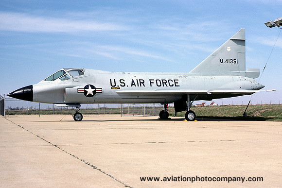 USAF Convair TF-102A 54-1351 at Chanute TTC (1978)