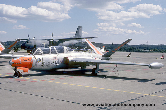 French Air Force GI312 Fouga CM.170 Magister 497/312-AH (1987)