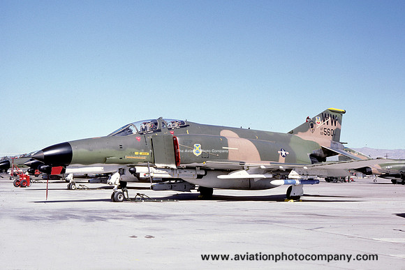 USAF 37 TFW 561 TFS McDonnell F-4G 69-7560/WW (1981)