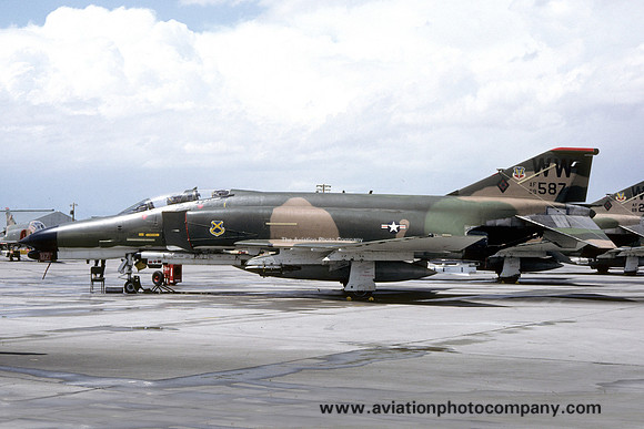 USAF 37 TFW 563 TFS McDonnell F-4G Phantom 69-7587/WW (1981)