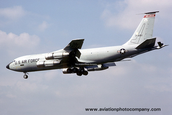 USAF Arkansas ANG 154 ARS Boeing KC-135E 57-1481 (1984)
