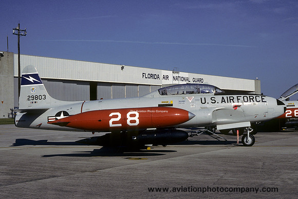 USAF Florida ANG 159 FIS Lockheed T-33A 52-9803 (1984)