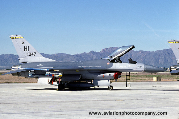 USAF AFRes 466 TFS General Dynamics F-16A 78-0047/HI (1985)