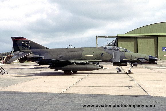 USAF 52 TFW 480 TFS McDonnell F-4G 69-7270/SP at RAF Lossiemouth (1985)