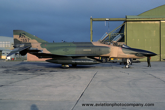 USAF 10 TRW McDonnell RF-4C 68-0557/AR at RAF Lossiemouth (1985)