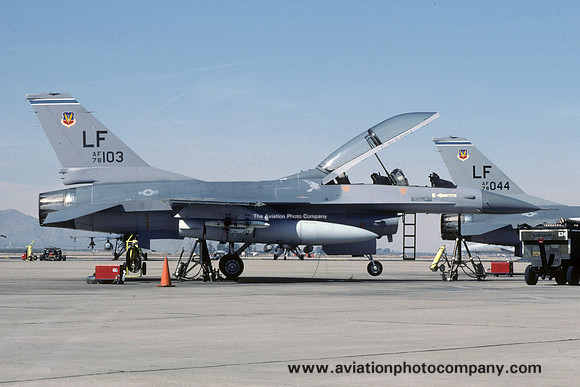 USAF 58 TFW 311 TFS General Dynamics F-16B 78-0103/LF (1985)