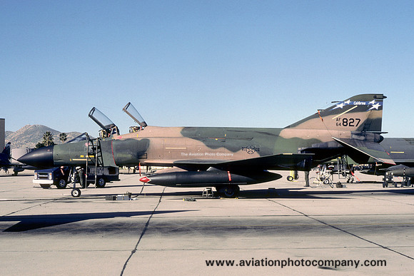 USAF California ANG 196 FIS McDonnell F-4C 64-0827 (1985)