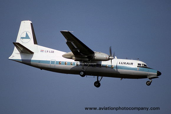 Luxair Fokker F-50 LX-LGB (1978)