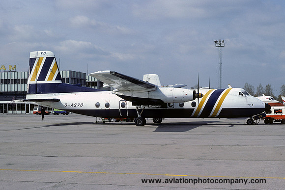 British Air Ferries Handley Page Herald G-ASVO (1979)