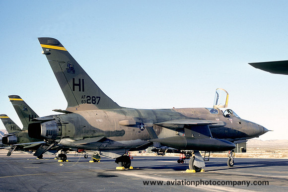 USAF 466 TFS Republic F-105F Thunderchief 63-8287/HI (1980)