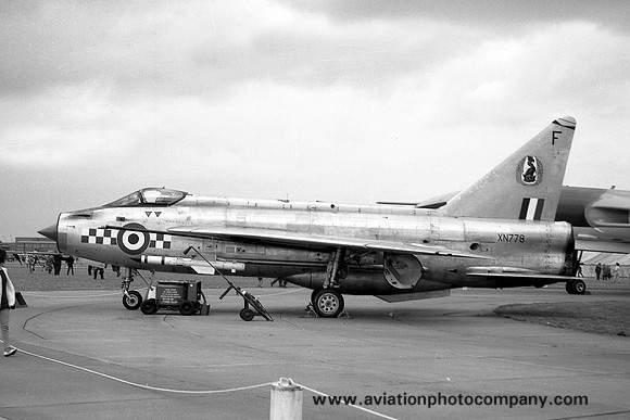 RAF 19 Squadron English Electric Lightning F.2 XN778/F