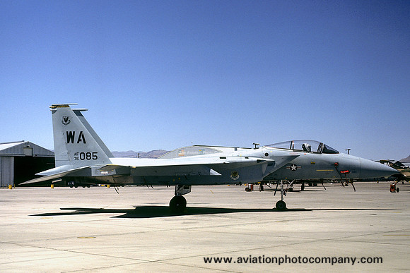 USAF 57 TTW 433 FWS McDonnell Douglas F-15A 76-0085/WA at Nellis AFB (1979)