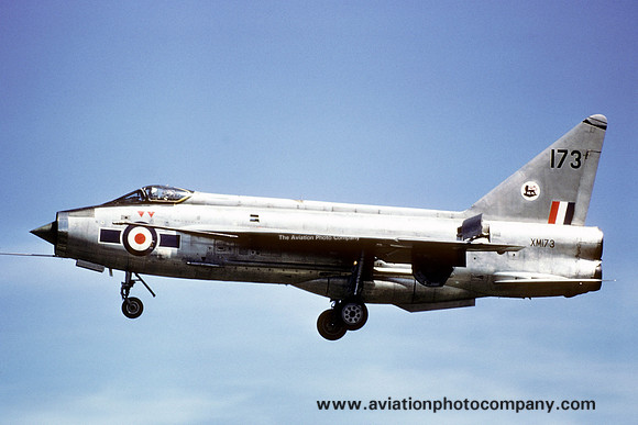 RAF Binbrook TTF English Electric Lightning F.1A XM173