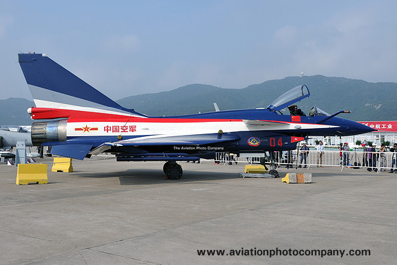 Chinese Air Force August 1st Team Chengdu J-10AY 04 at Zhuhai (2012)