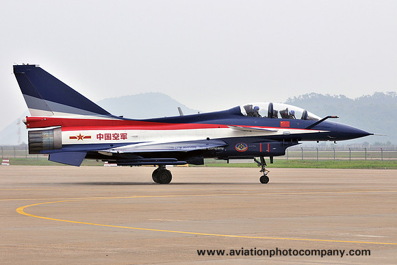 Chinese Air Force August 1st Team Chengdu J-10SY 11 at Zhuhai (2012)