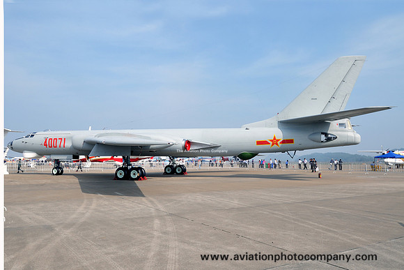 Chinese Air Force Xian H-6 40071 at Zhuhai (2012)