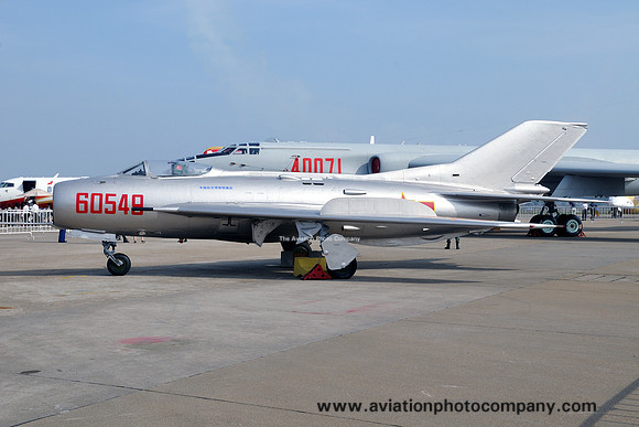 Chinese Air Force Shenyang J-6 60549 at Zhuhai (2012)