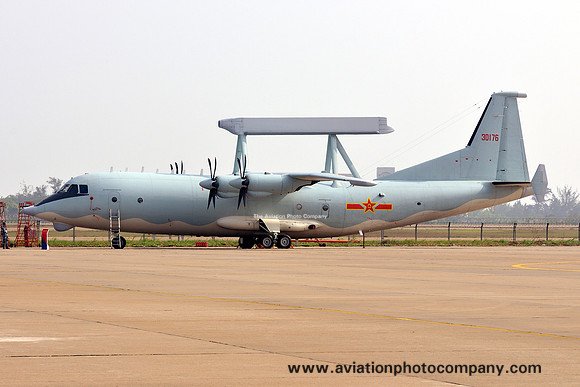 Chinese Air Force Shaanxi KJ-200AEW 30176 at Zhuhai (2012)