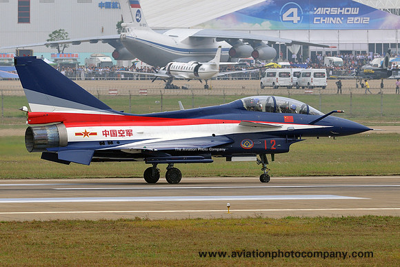 Chinese Air Force August 1st Team Chengdu J-10SY 12 at Zhuhai (2012)