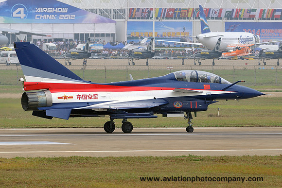 Chinese Air Force August 1st Team Chengdu J-10SY at Zhuhai (2012)