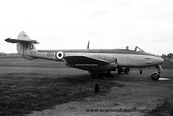 Royal Navy 703 Squadron Gloster Sea Meteor F.3 EE337/FD051 (1950)